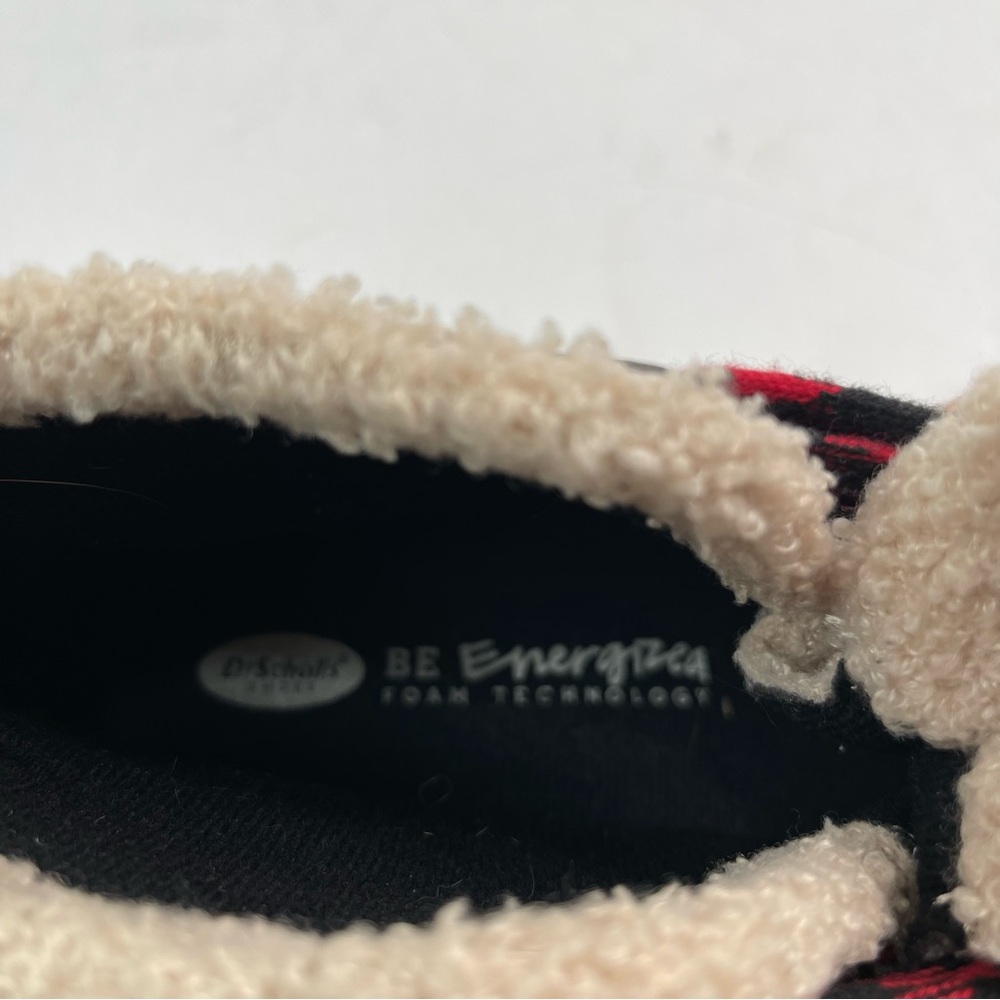 Dr. Scholls Ankle Boots Womens So Cozy Winter Hiking Lace Up Sherpa Black us 9.5 - Picture 7 of 9